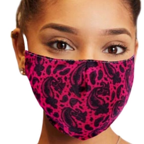 8 Face Masks Paisley Print Reusable Washable Adult NEW - Picture 3 of 6